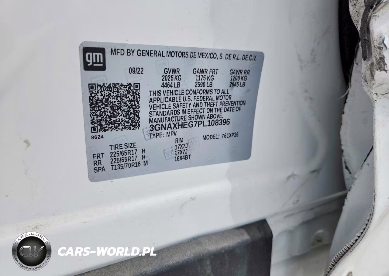 2023 Chevrolet Equinox Ls VIN:3GNAXHEG7PL108396 - 13