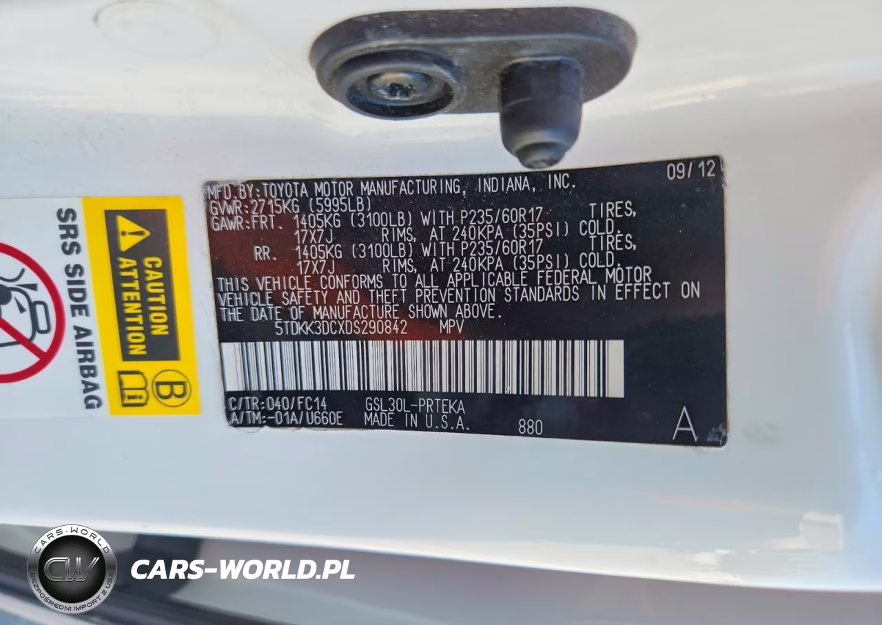 2013 Toyota Sienna Le VIN:5TDKK3DCXDS290842 - 13