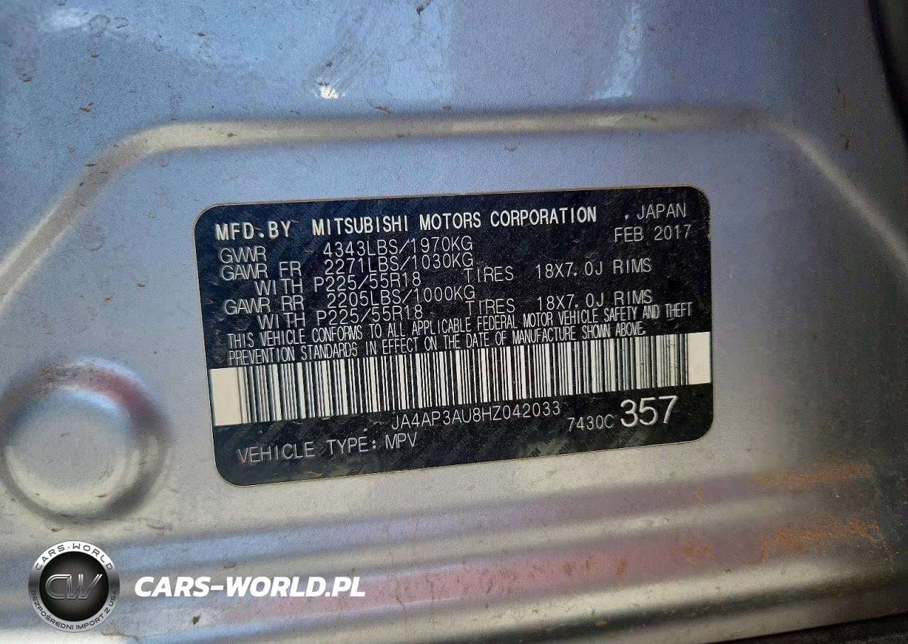 2017 Mitsubishi Outlander Sport Es VIN:JA4AP3AU8HZ042033 - 13