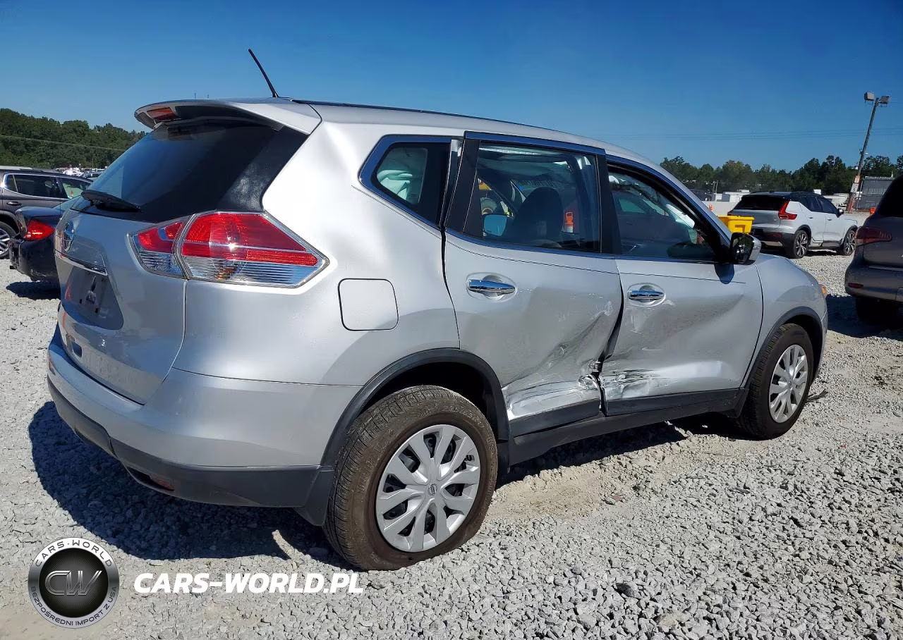 2015 Nissan Rogue S VIN:KNMAT2MT6FP533532 - 3