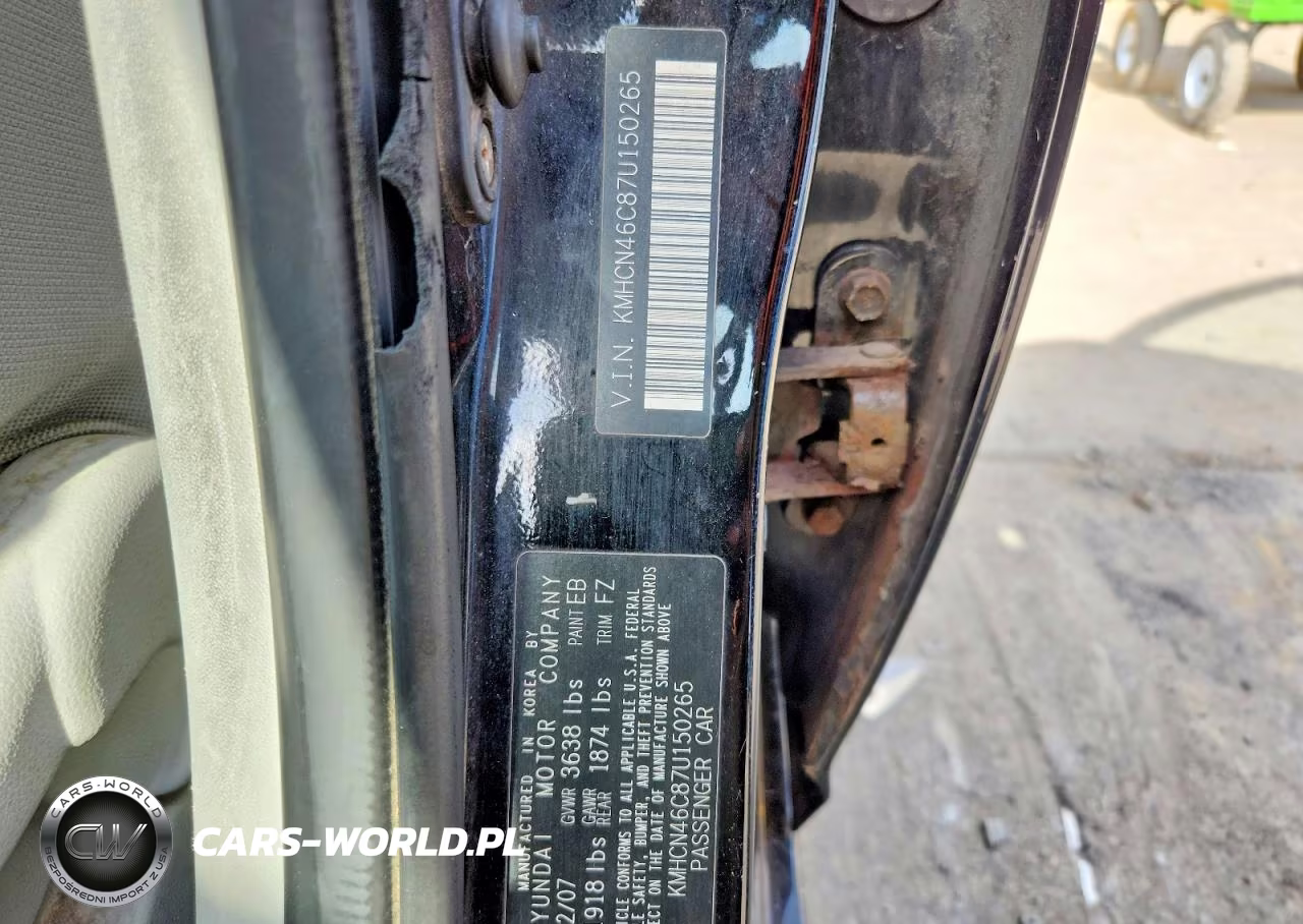 2007 Hyundai Accent Gls VIN:KMHCN46C87U150265 - 12
