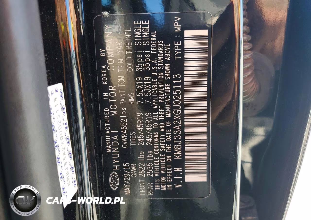 2016 Hyundai Tucson Limited VIN:KM8J33A2XGU025113 - 13