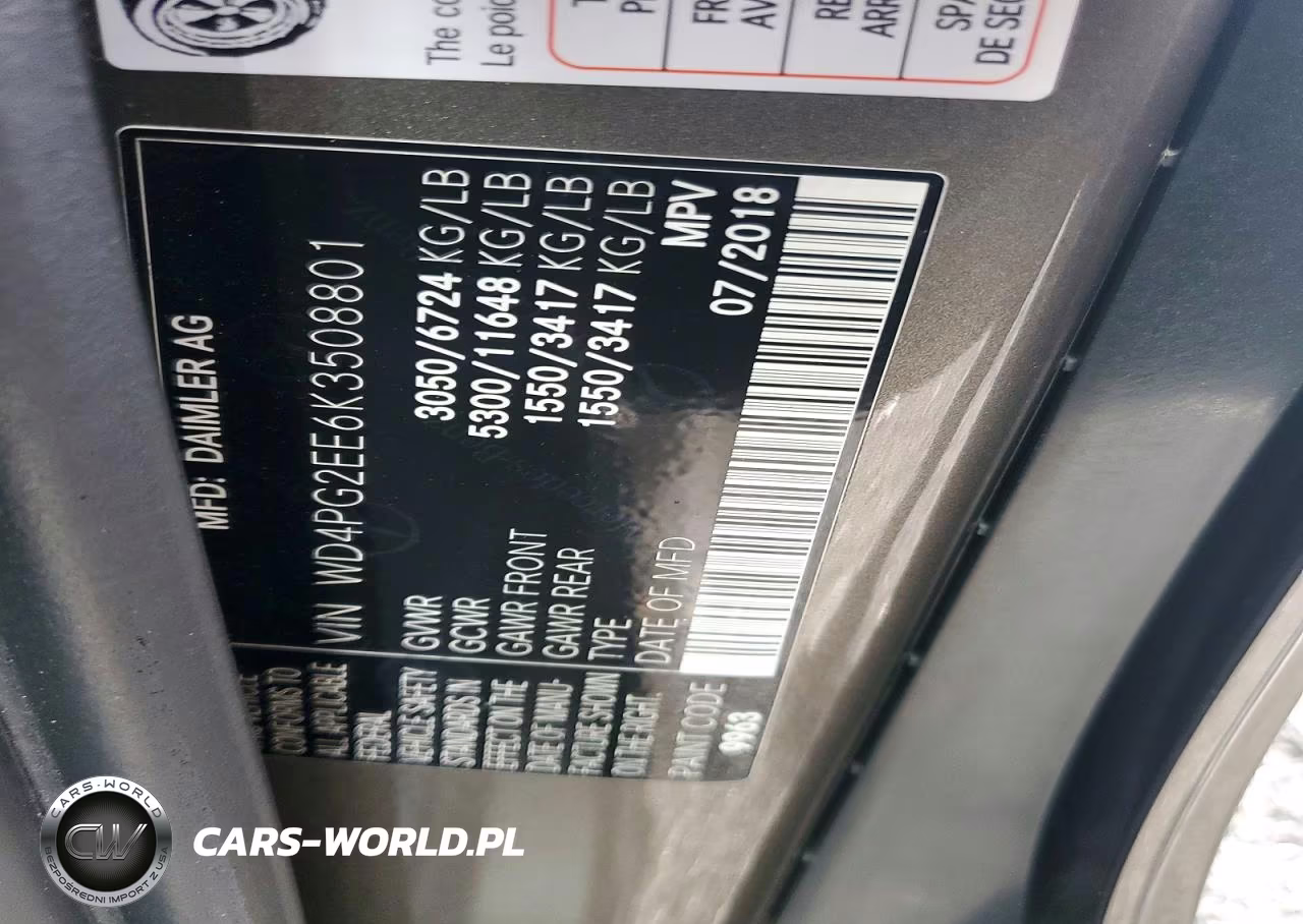 2019 Mercedes-Benz Metris VIN:WD4PG2EE6K3508801 - 12