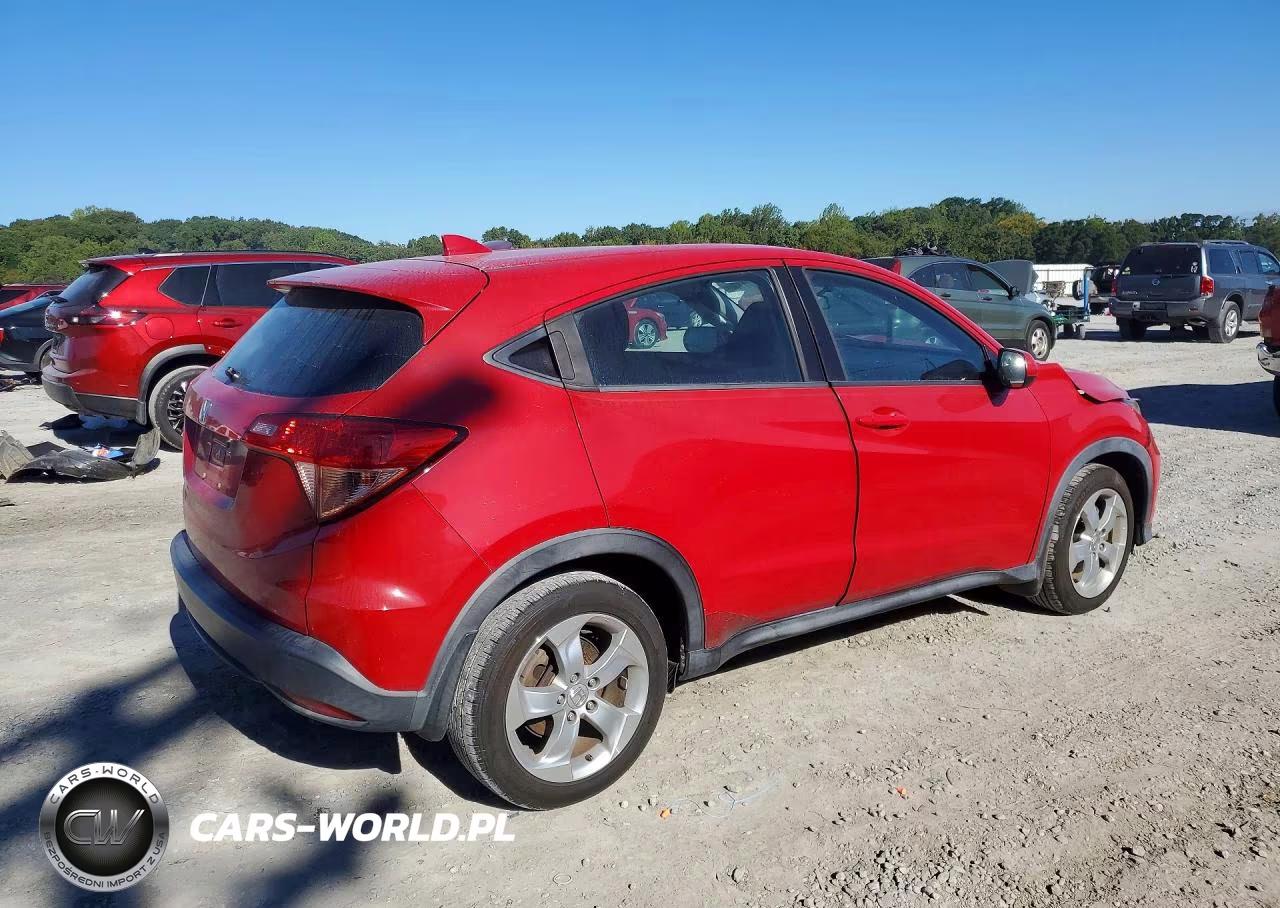 2016 Honda Hr-V Lx VIN:3CZRU5H31GM717807 - 3