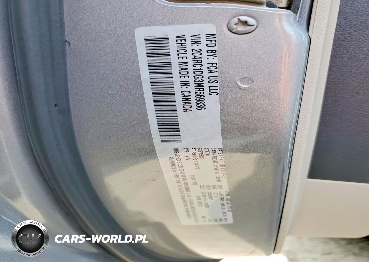 2021 Chrysler Voyager Lxi VIN:2C4RC1DG3MR569836 - 13