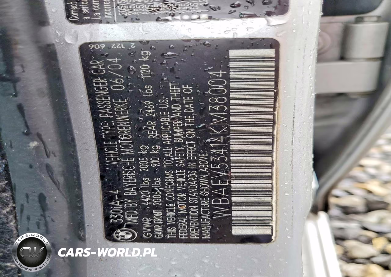 2004 BMW 330 I VIN:WBAEV53414KM38004 - 12