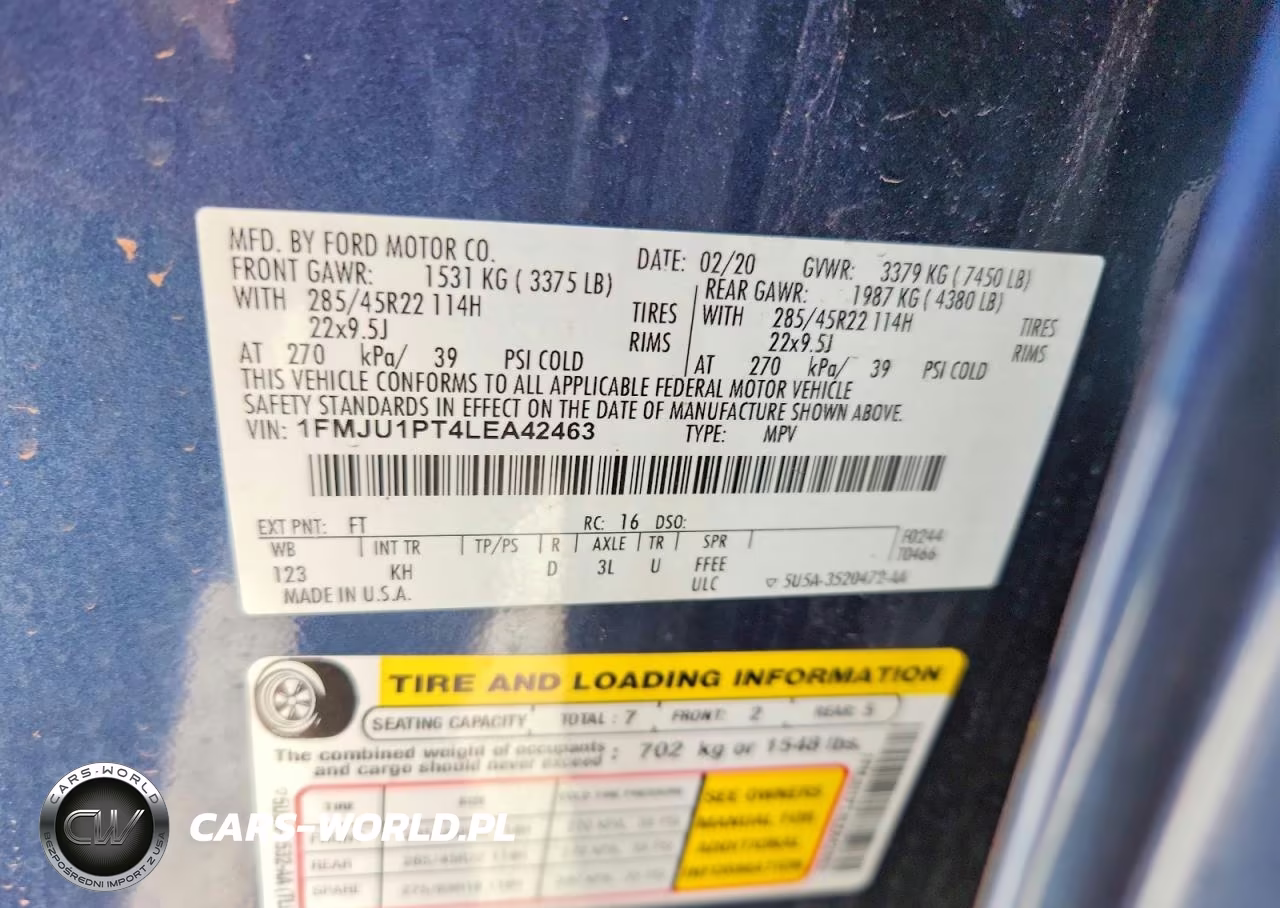 2020 Ford Expedition King Ranch VIN:1FMJU1PT4LEA42463 - 13