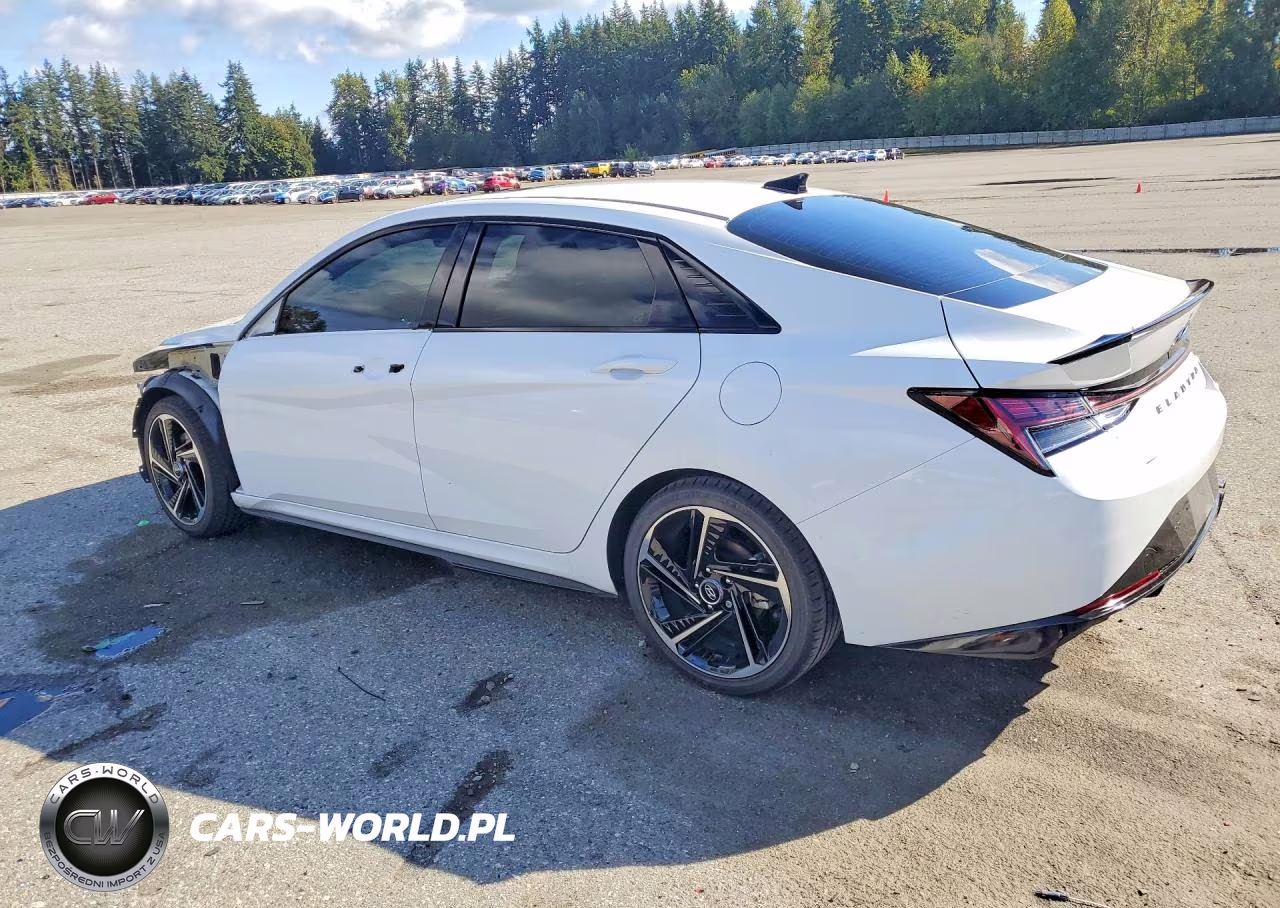 2021 Hyundai Elantra N Line VIN:KMHLR4AF7MU180665 - 2