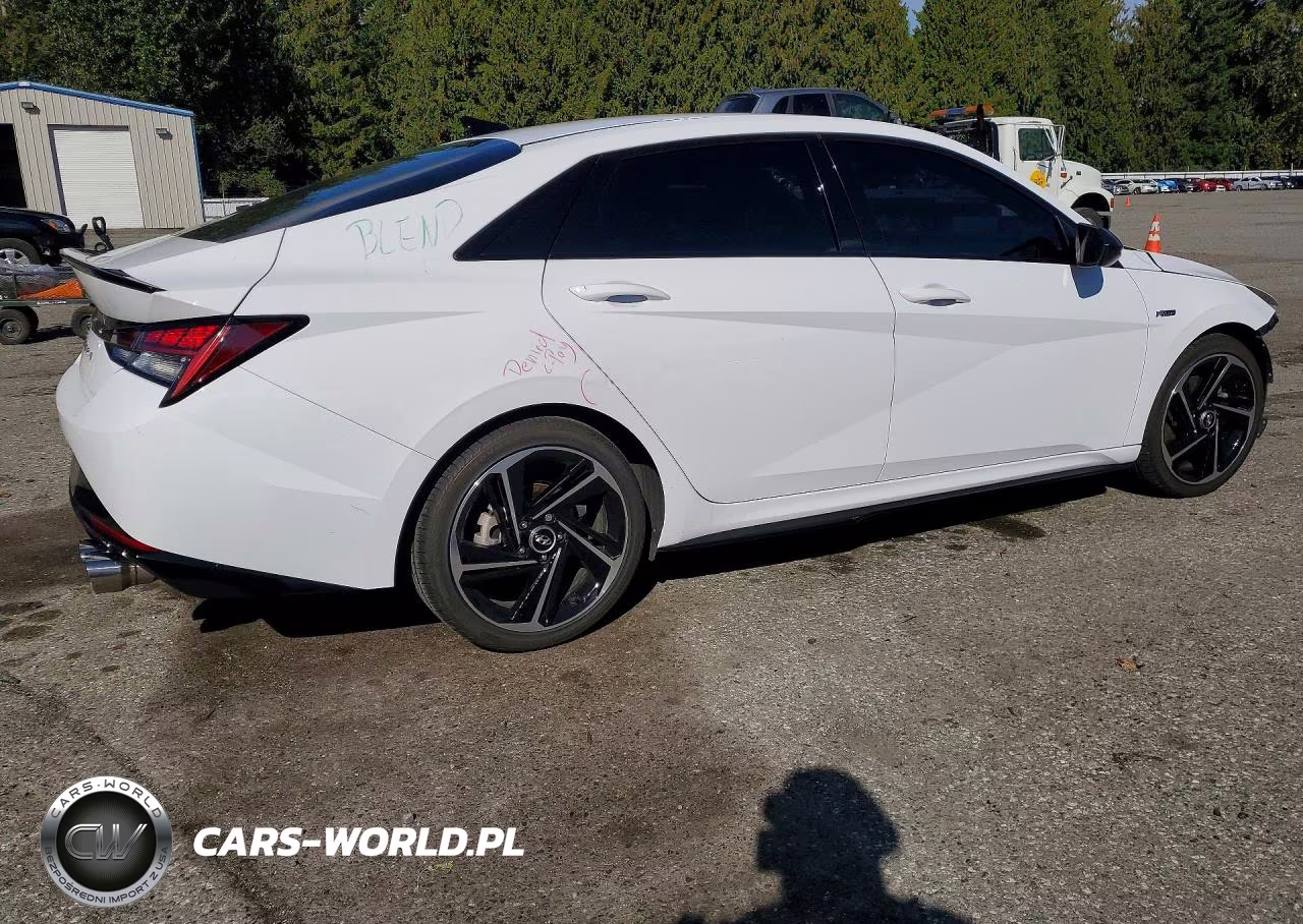 2021 Hyundai Elantra N Line VIN:KMHLR4AF7MU180665 - 3