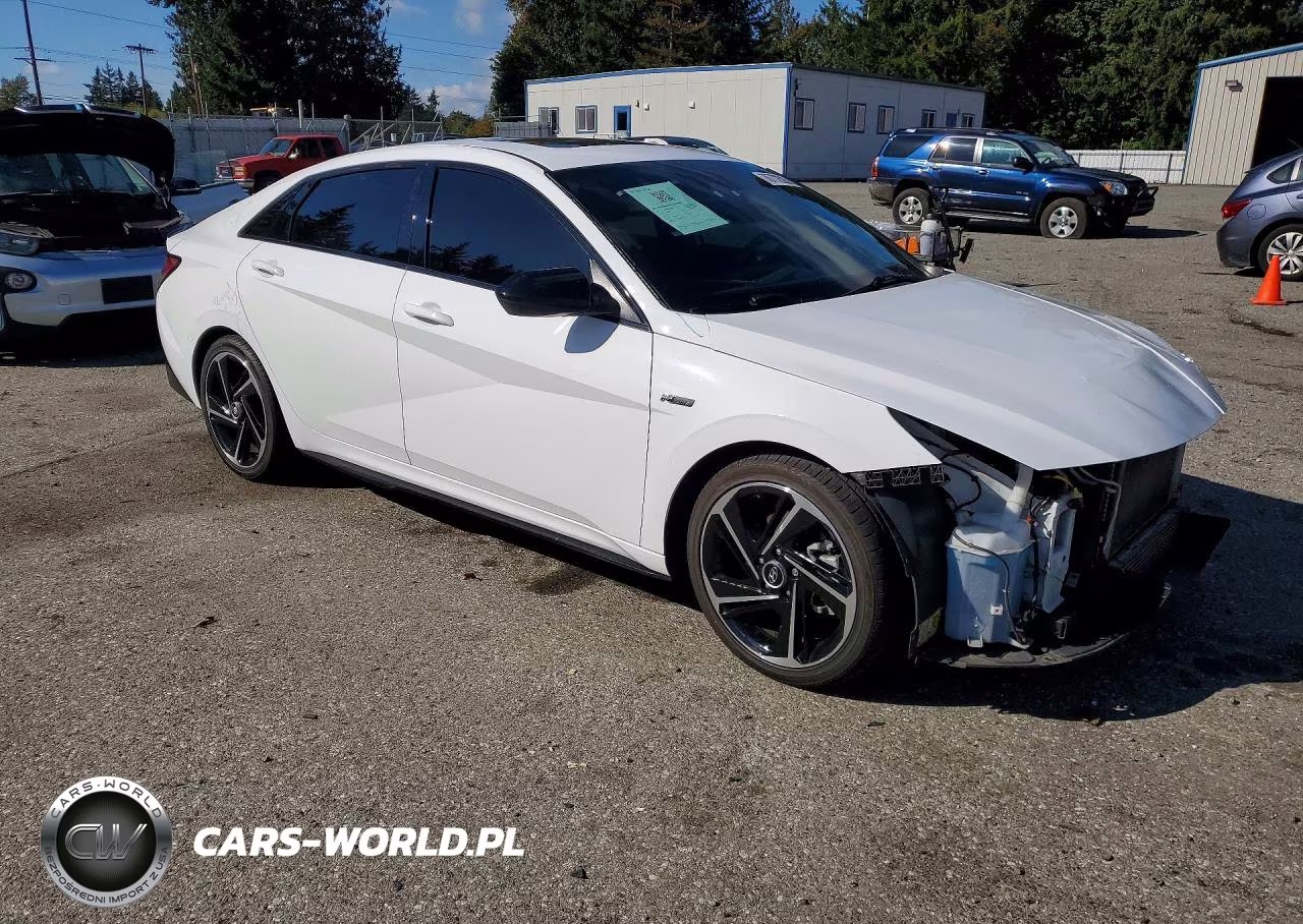 2021 Hyundai Elantra N Line VIN:KMHLR4AF7MU180665 - 4