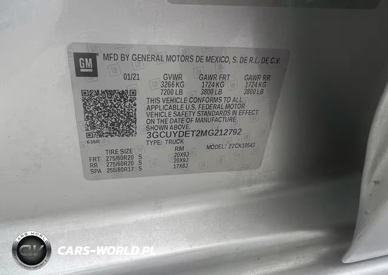 CHEVROLET SILVERADO VIN:3GCUYDET2MG212792 - 10
