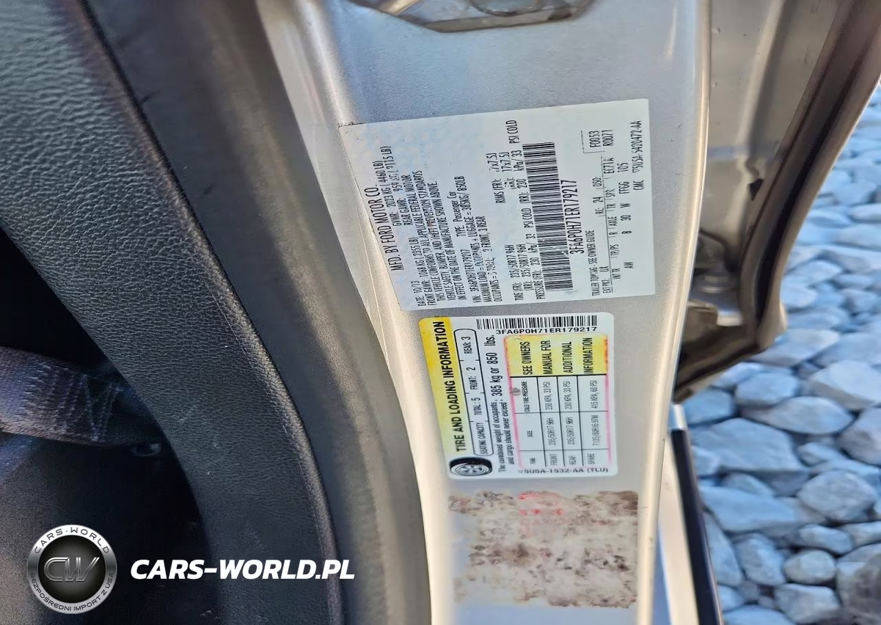 2014 Ford Fusion Se VIN:3FA6P0H71ER179217 - 12