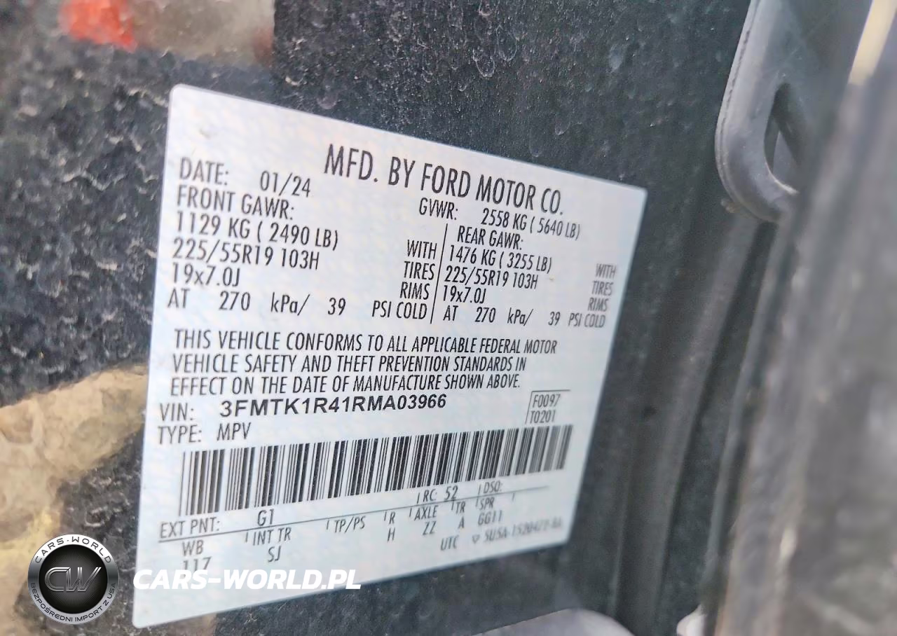 2024 Ford Mustang Mach-E Select VIN:3FMTK1R41RMA03966 - 14