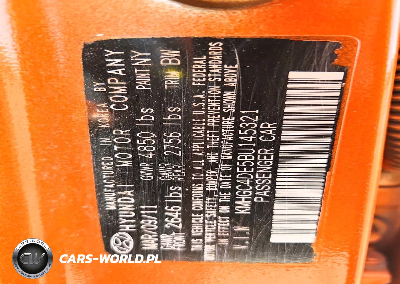 2011 Hyundai Genesis 3.8L VIN:KMHGC4DE5BU145321 - 12