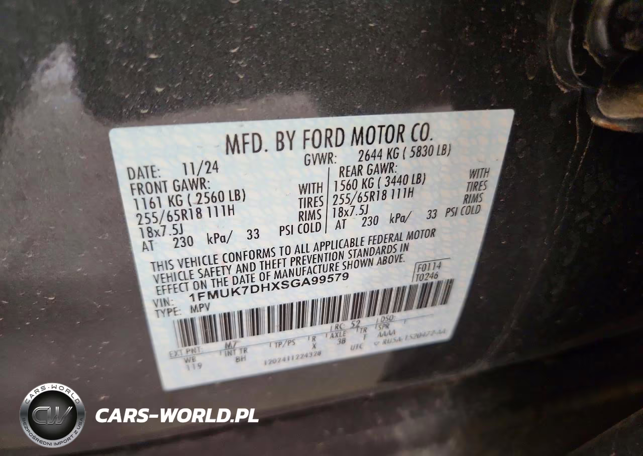 2025 Ford Explorer Active VIN:1FMUK7DHXSGA99579 - 13