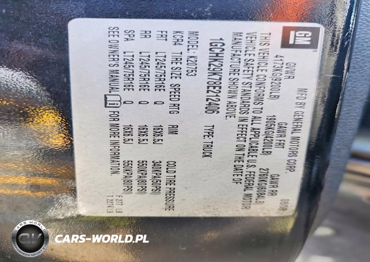 2008 Chevrolet Silverado K2500 Heavy Duty VIN:1GCHK29K78E212406 - 12