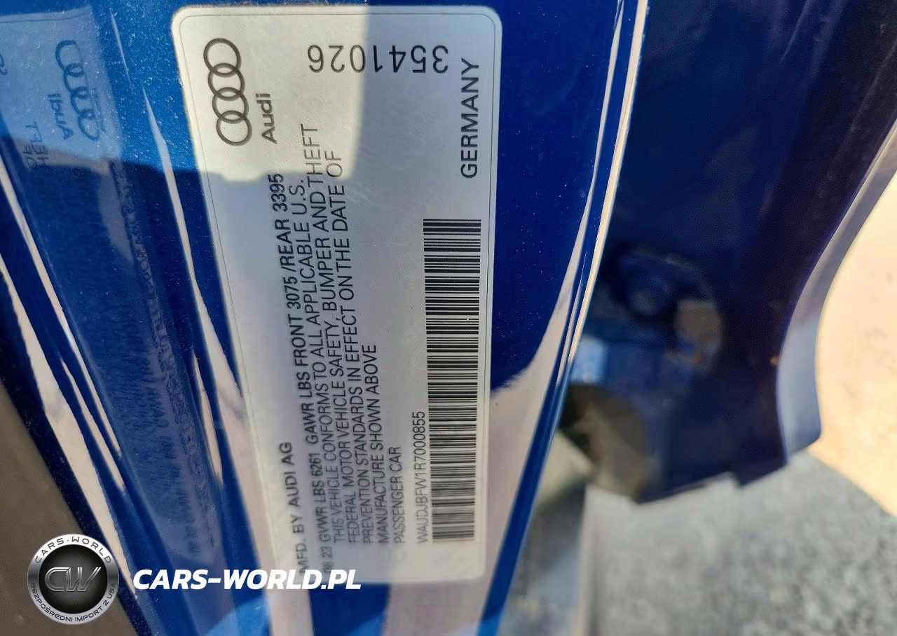 2024 Audi E-Tron Gt Prestige VIN:WAUDJBFW1R7000855 - 12