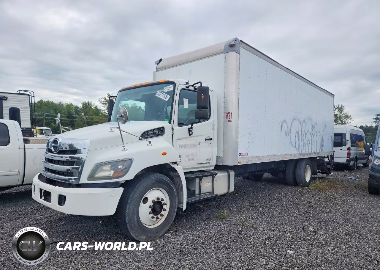2016 Hino 258-268 Box Truck VIN:5PVNJ8JVXG4S60291 - 1
