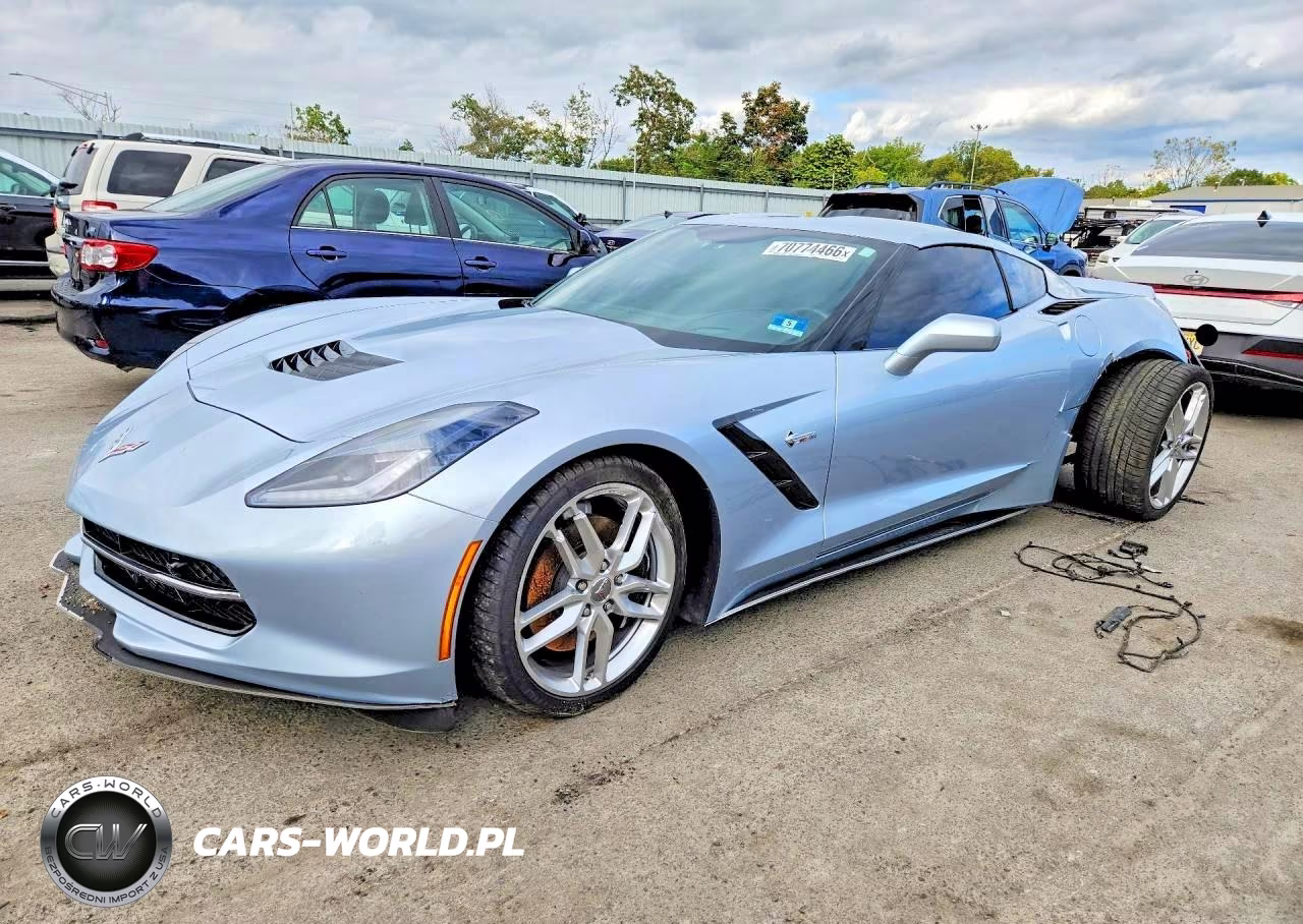 2017 Chevrolet Corvette Stingray Z51 2Lt VIN:1G1YK2D78H5100922 - 1