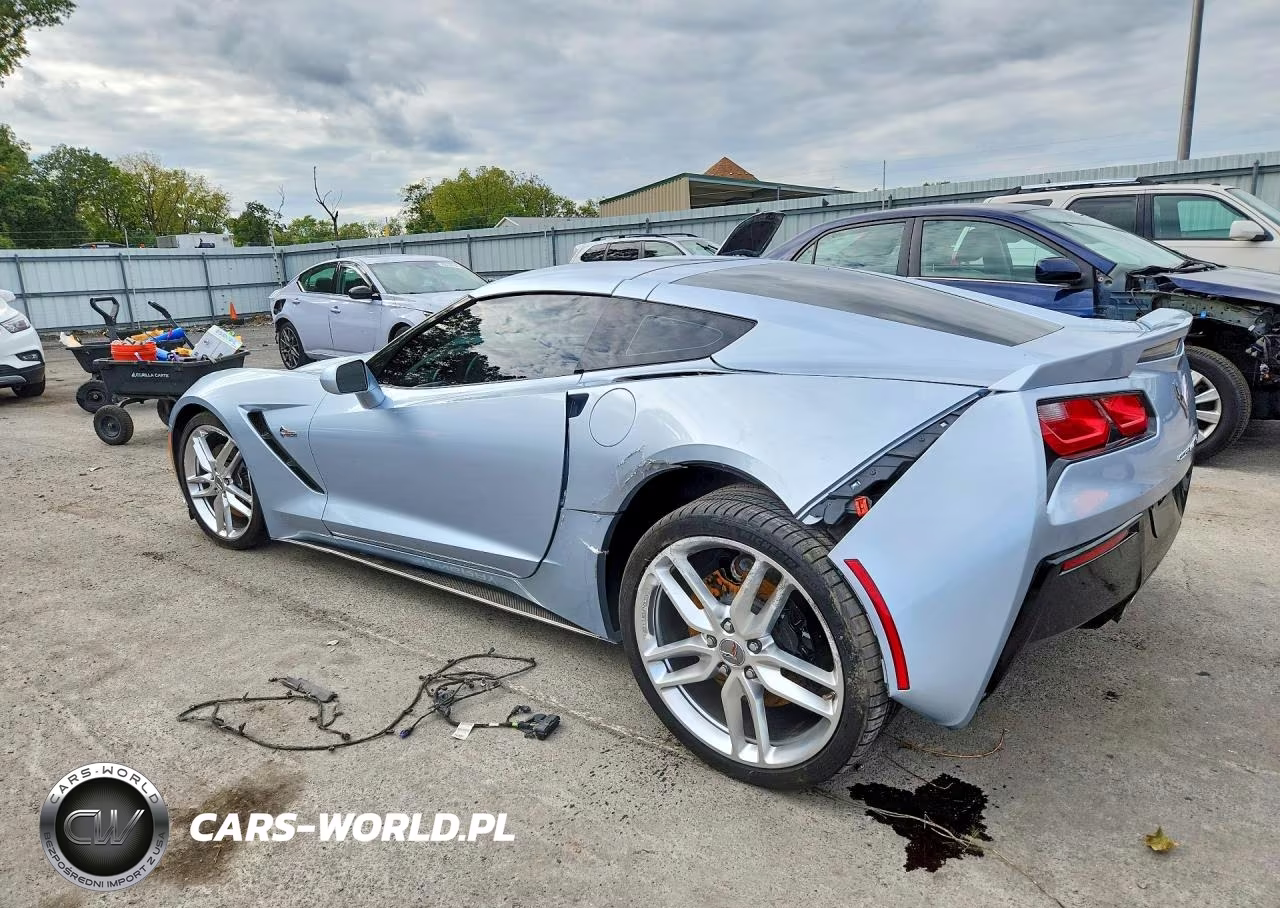 2017 Chevrolet Corvette Stingray Z51 2Lt VIN:1G1YK2D78H5100922 - 2