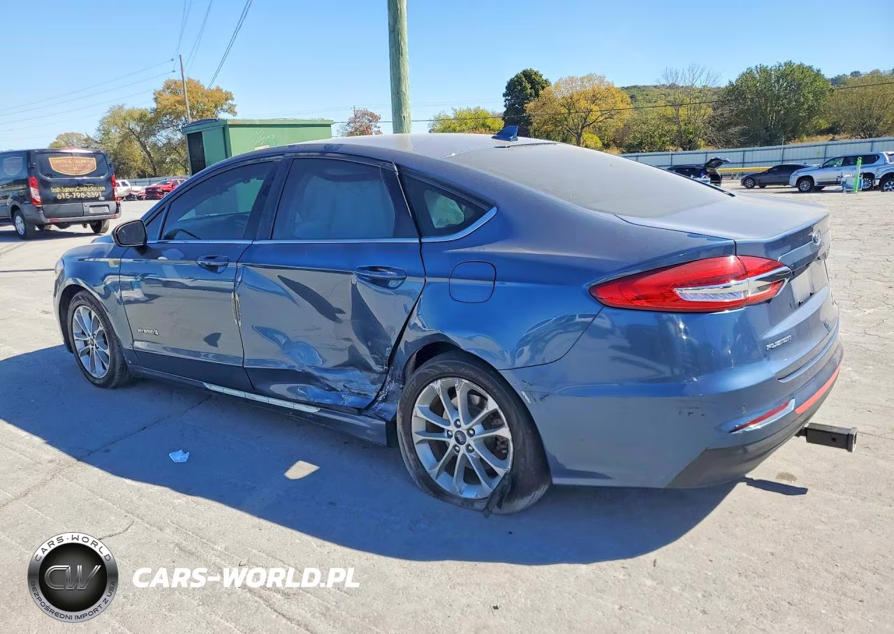 2019 Ford Fusion Se VIN:3FA6P0LU2KR152035 - 2