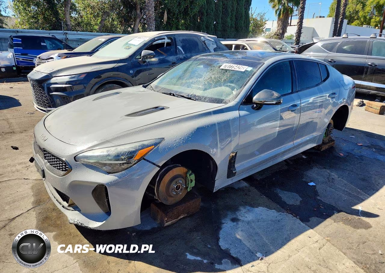 2022 Kia Stinger Gt Line VIN:KNAE35LD1N6110162 - 1