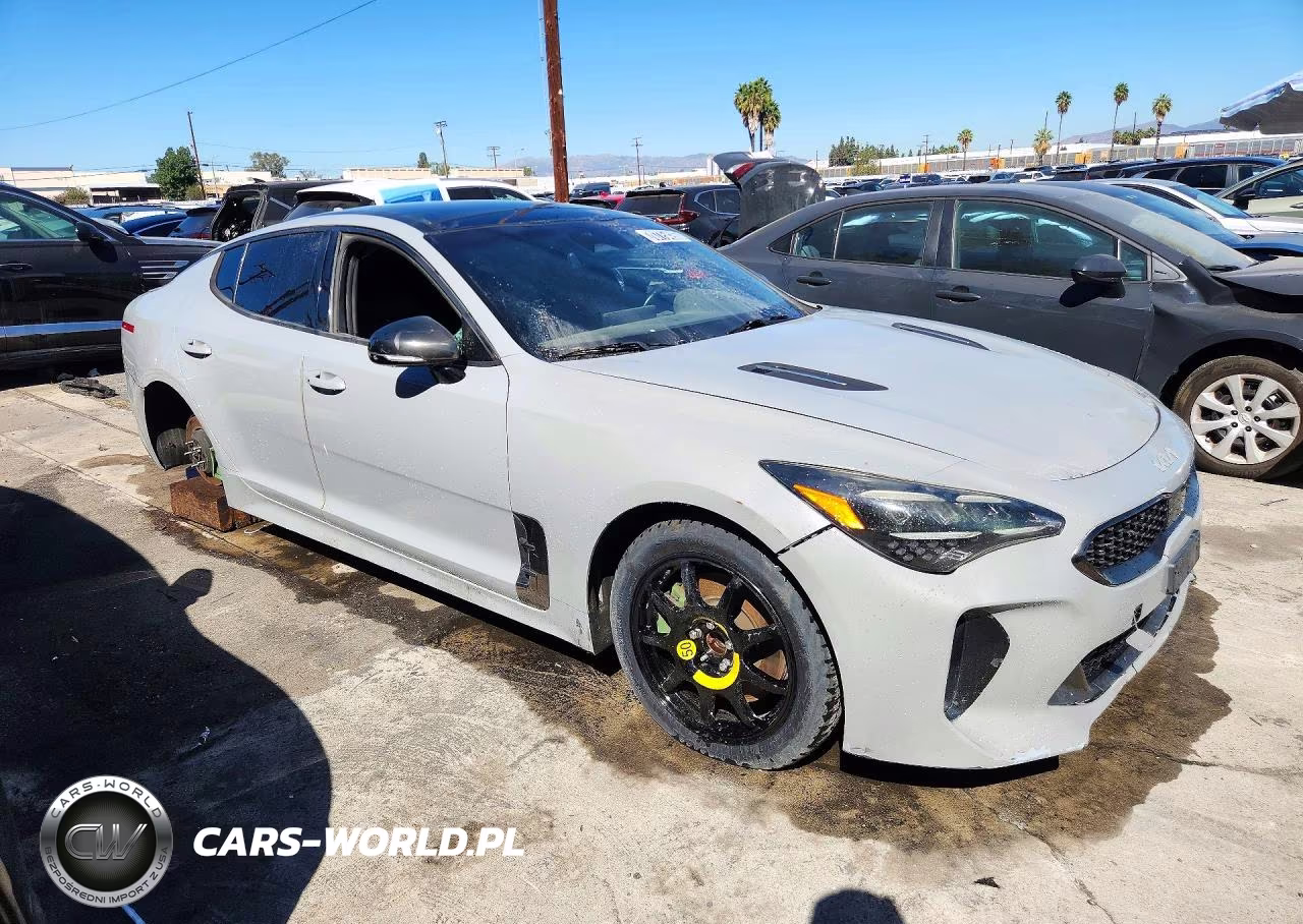 2022 Kia Stinger Gt Line VIN:KNAE35LD1N6110162 - 4