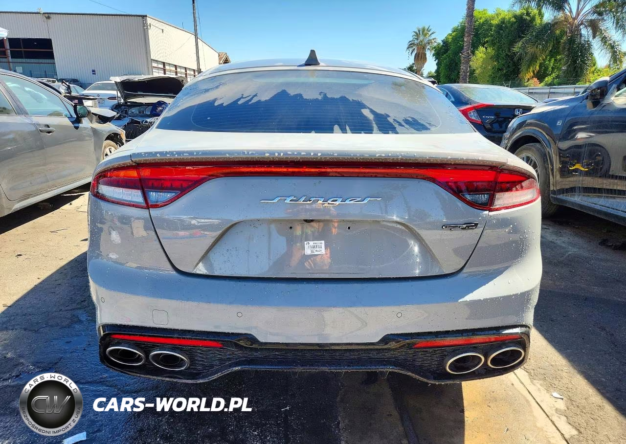 2022 Kia Stinger Gt Line VIN:KNAE35LD1N6110162 - 6