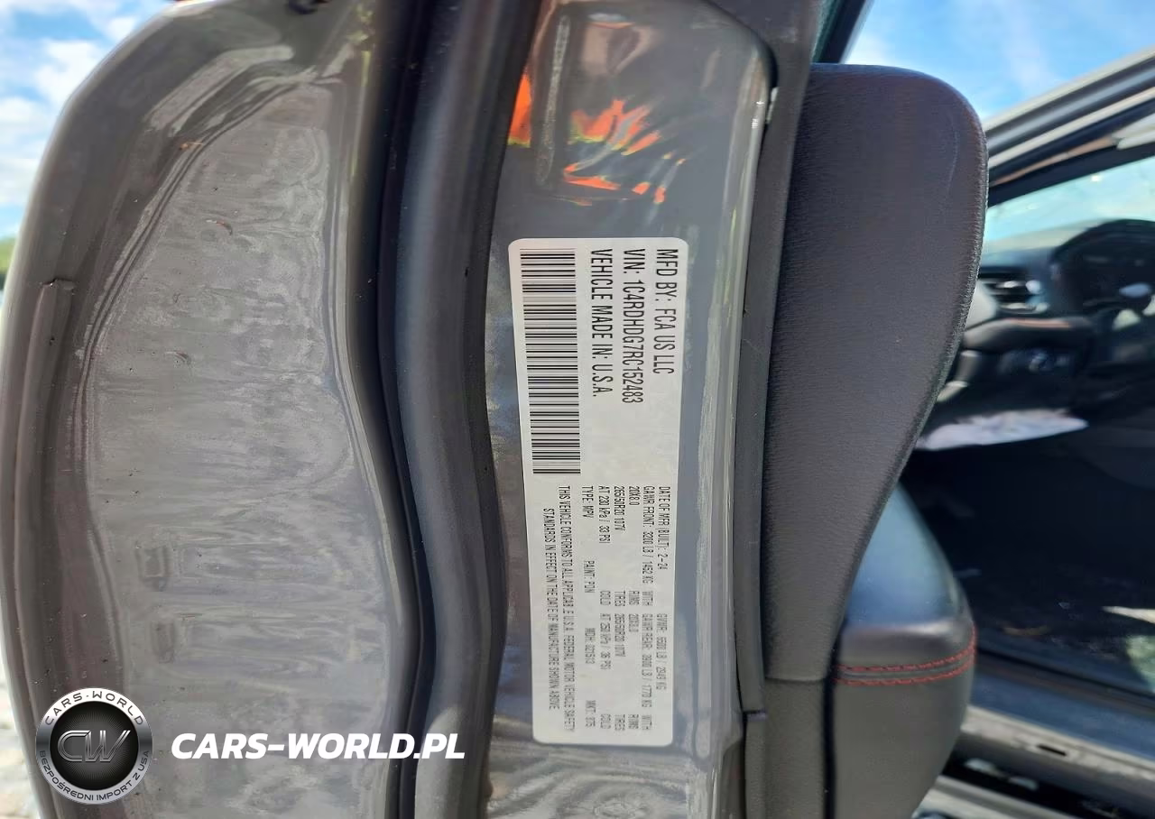 2024 Dodge Durango Gt VIN:1C4RDHDG7RC152483 - 14