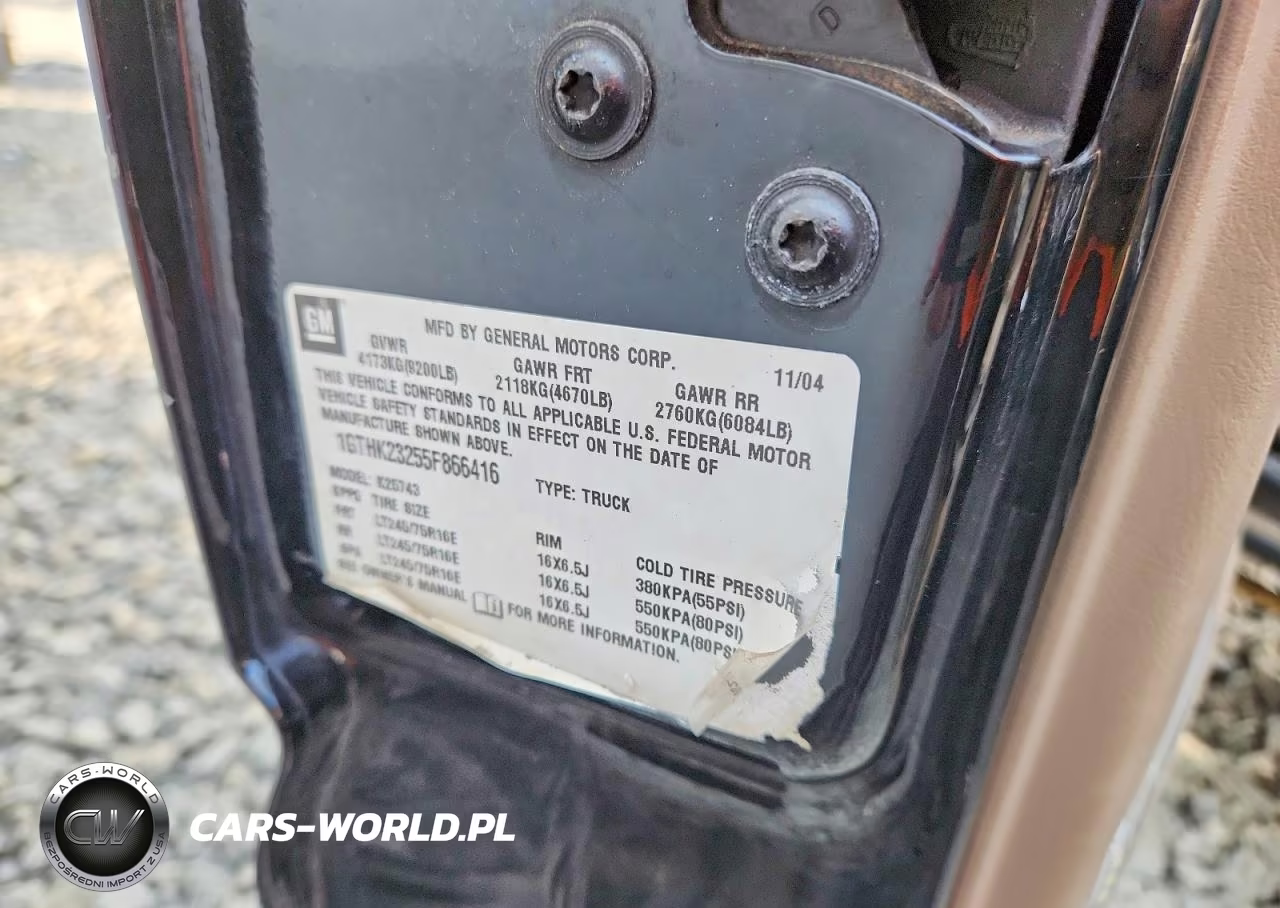 2005 GMC Sierra K2500 Heavy Duty VIN:1GTHK23255F866416 - 12