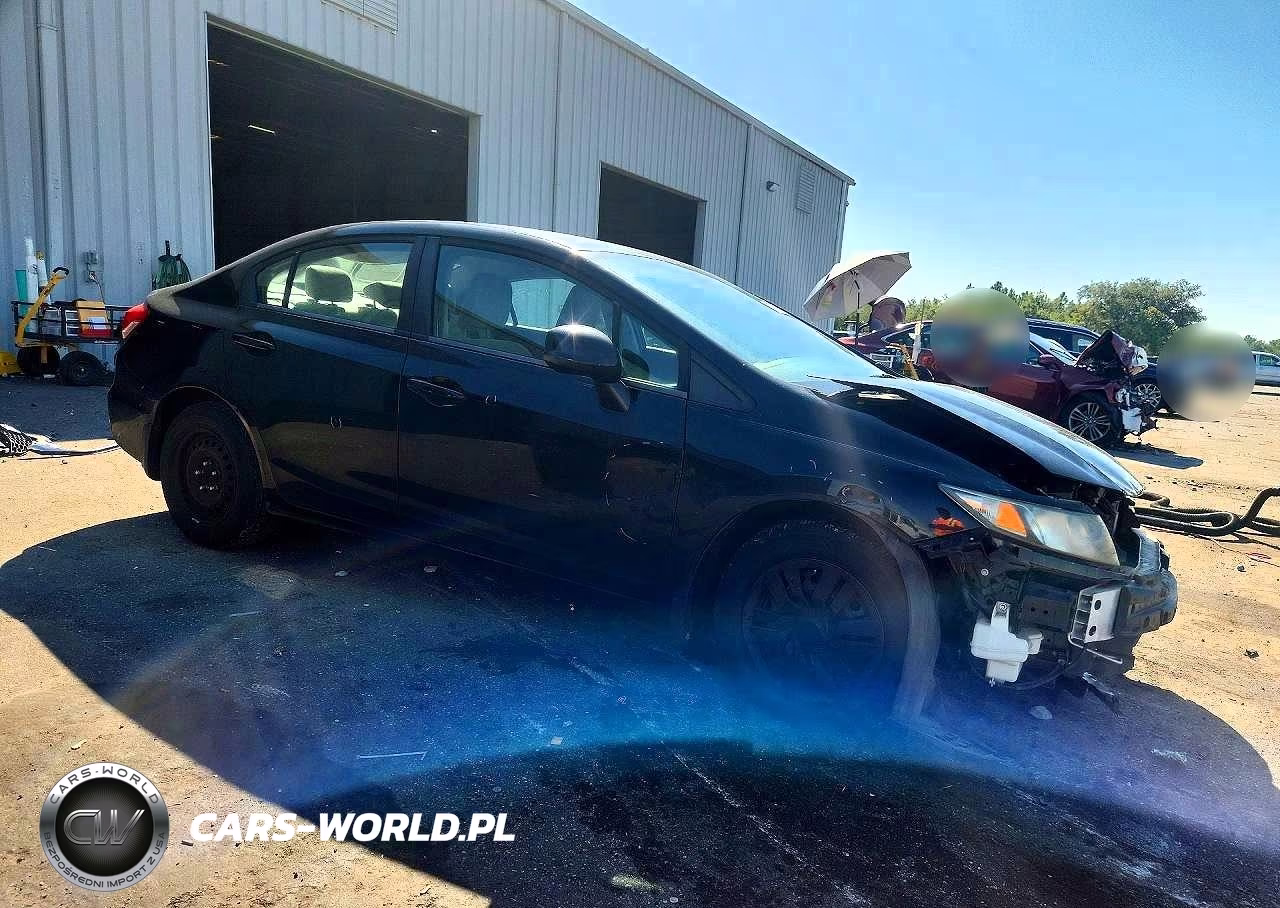 2013 Honda Civic Lx VIN:19XFB2F57DE011089 - 4