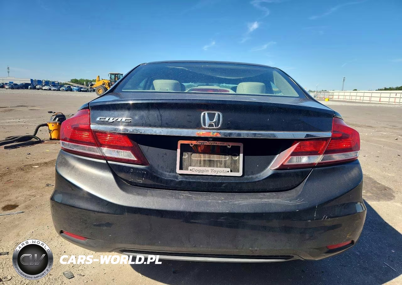 2013 Honda Civic Lx VIN:19XFB2F57DE011089 - 6