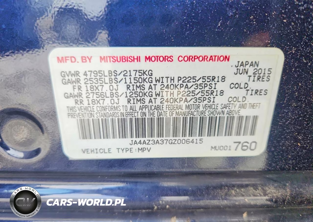 2016 Mitsubishi Outlander Se VIN:JA4AZ3A37GZ006415 - 12