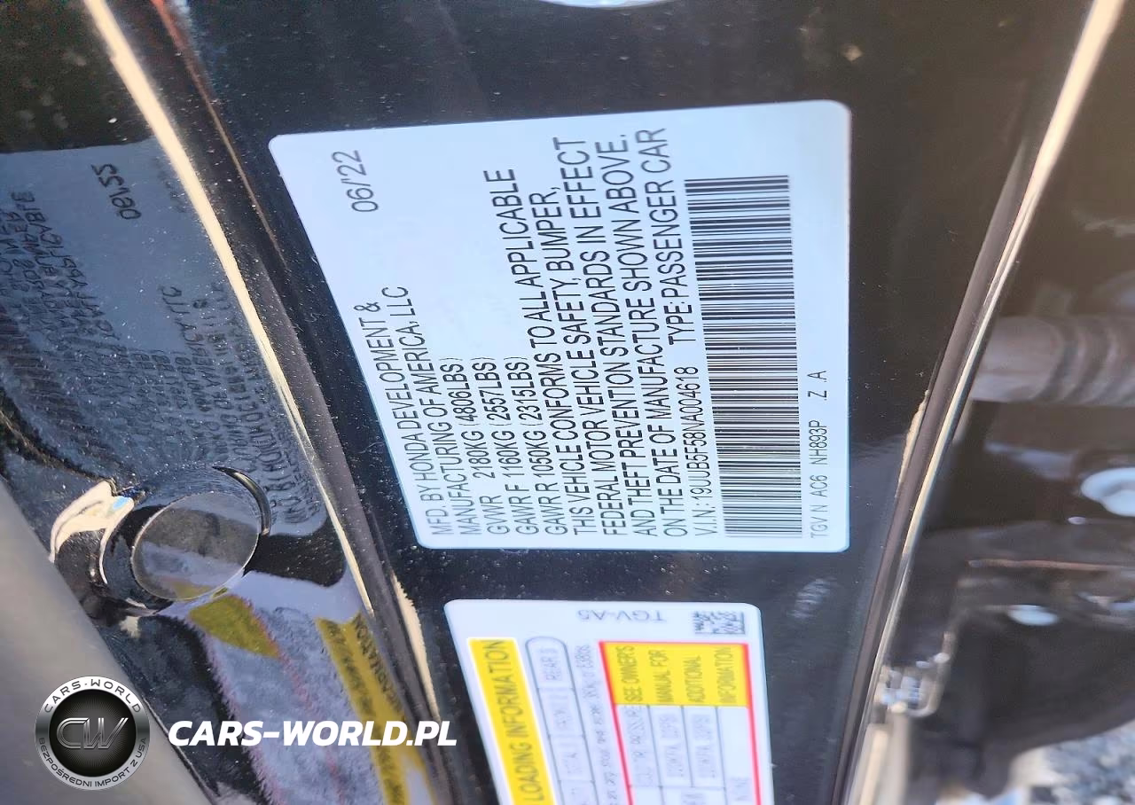 2022 Acura Tlx Tech A VIN:19UUB5F58NA004618 - 12
