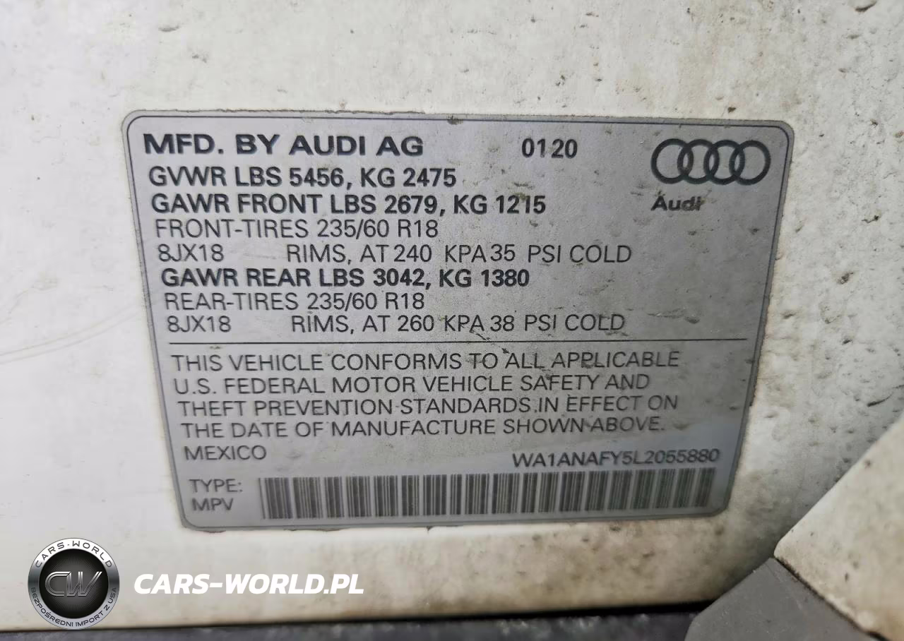 2020 Audi Q5 Premium VIN:WA1ANAFY5L2055880 - 13