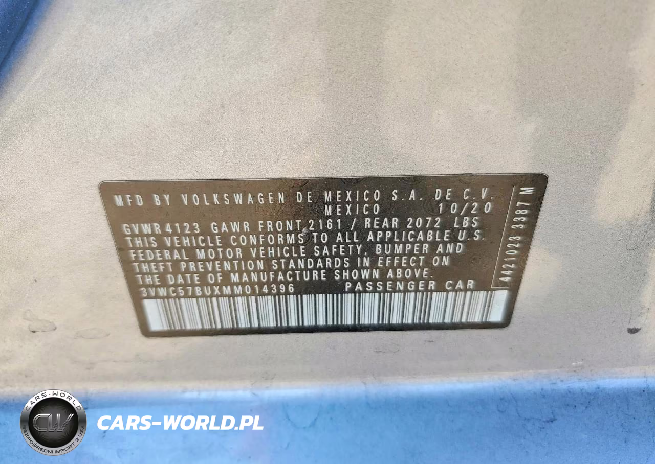 2021 Volkswagen Jetta S VIN:3VWC57BUXMM014396 - 12