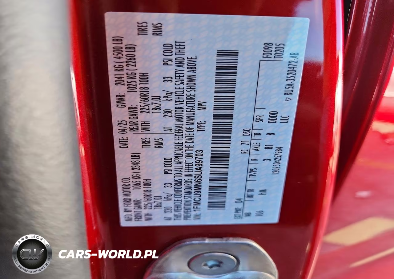 2025 Ford Escape St Line VIN:1FMCU9MN6SUA99703 - 14