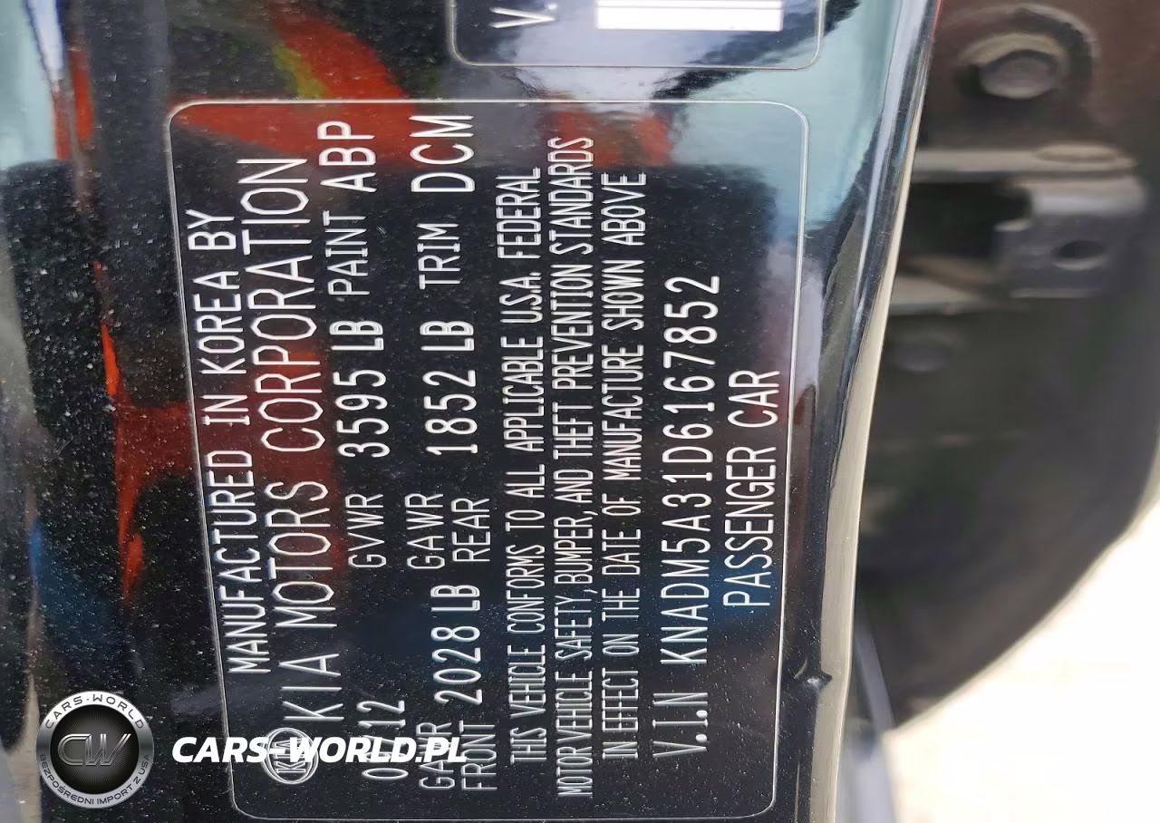 2013 Kia Rio Lx VIN:KNADM5A31D6167852 - 12