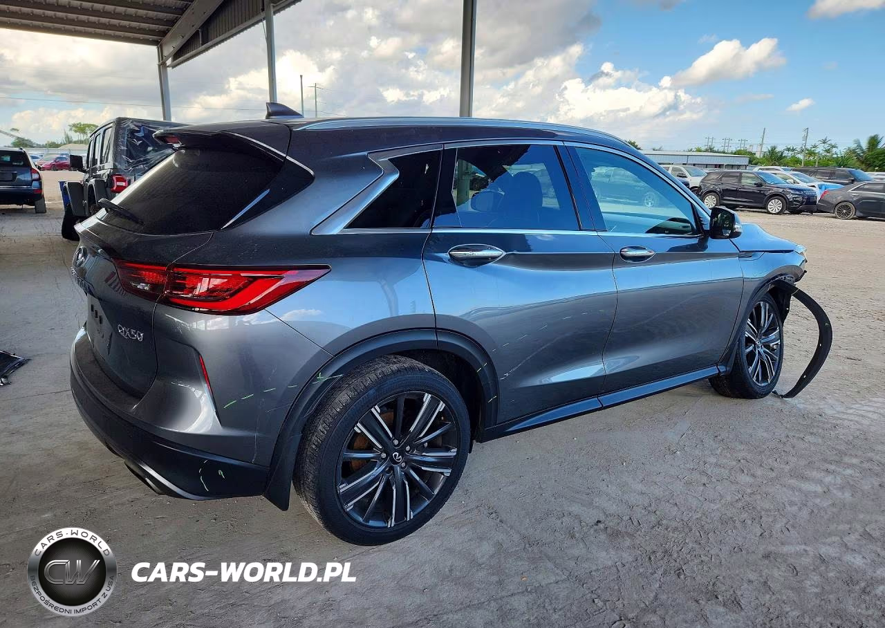 2022 Infiniti Qx50 Luxe VIN:3PCAJ5BA8NF109707 - 3