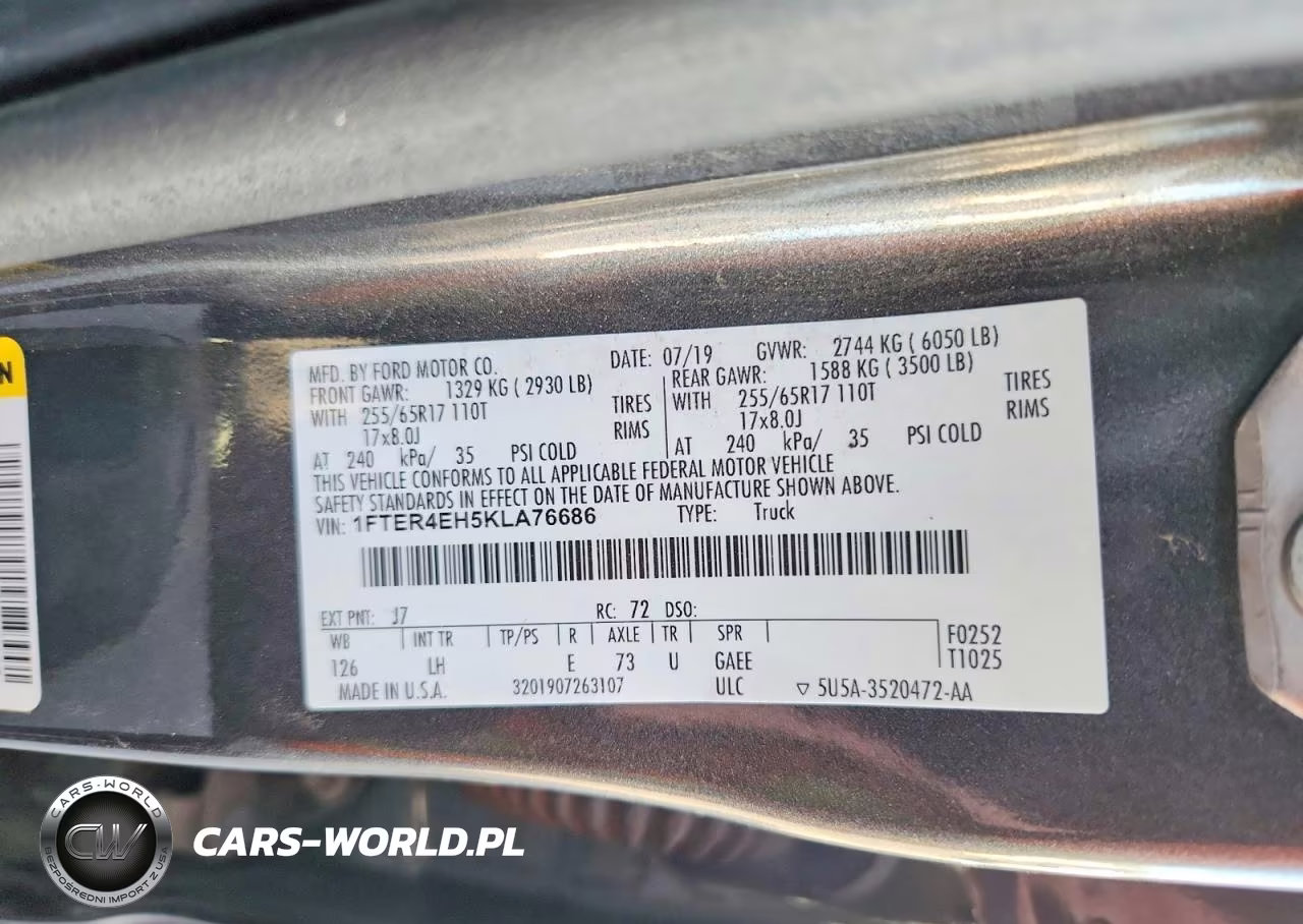 2019 Ford Ranger Xl VIN:1FTER4EH5KLA76686 - 13