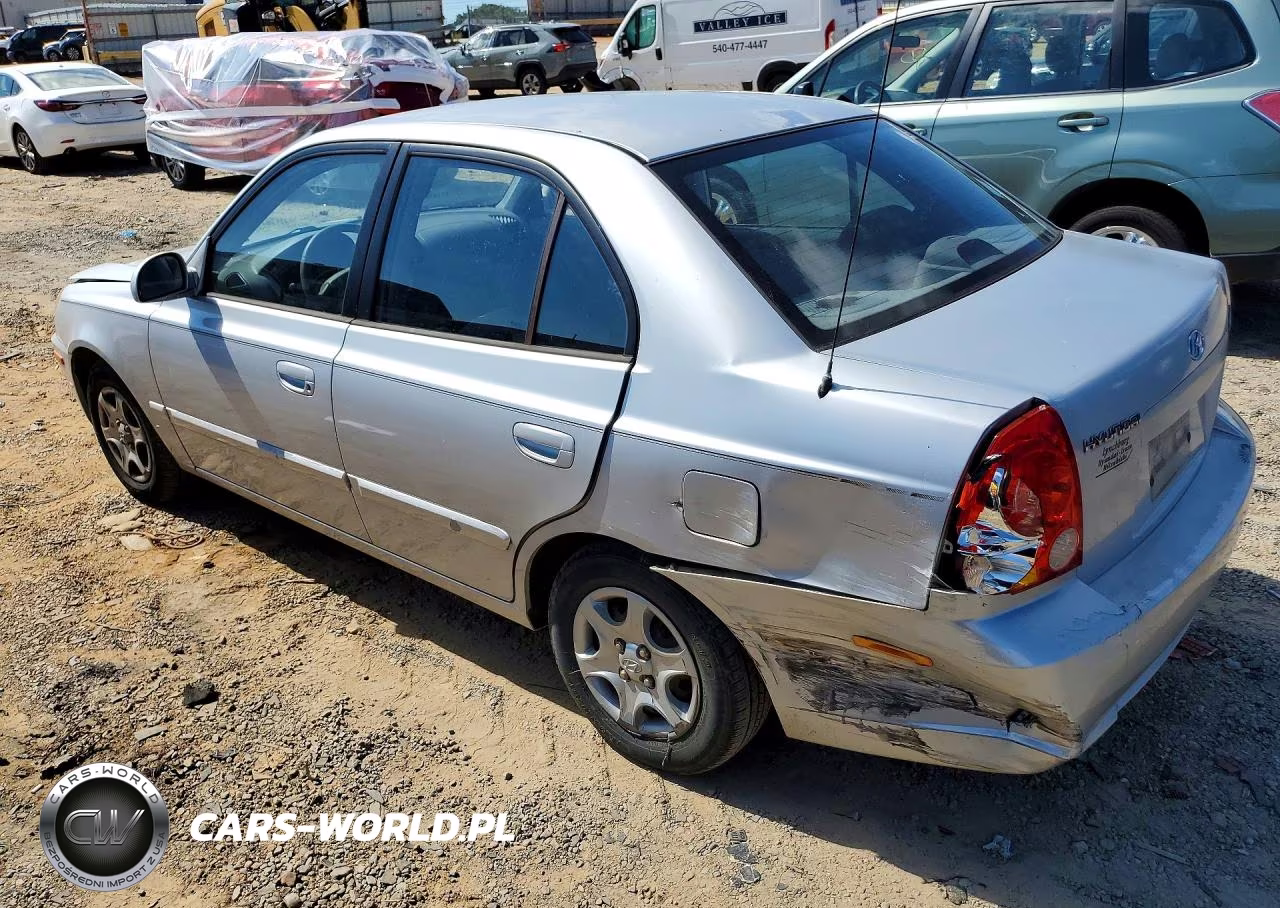 2004 Hyundai Accent Gl VIN:KMHCG45C24U517975 - 2