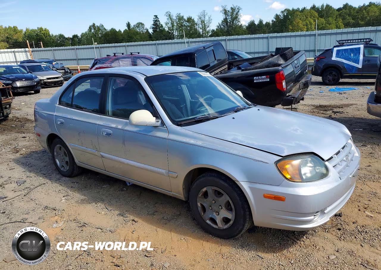 2004 Hyundai Accent Gl VIN:KMHCG45C24U517975 - 4