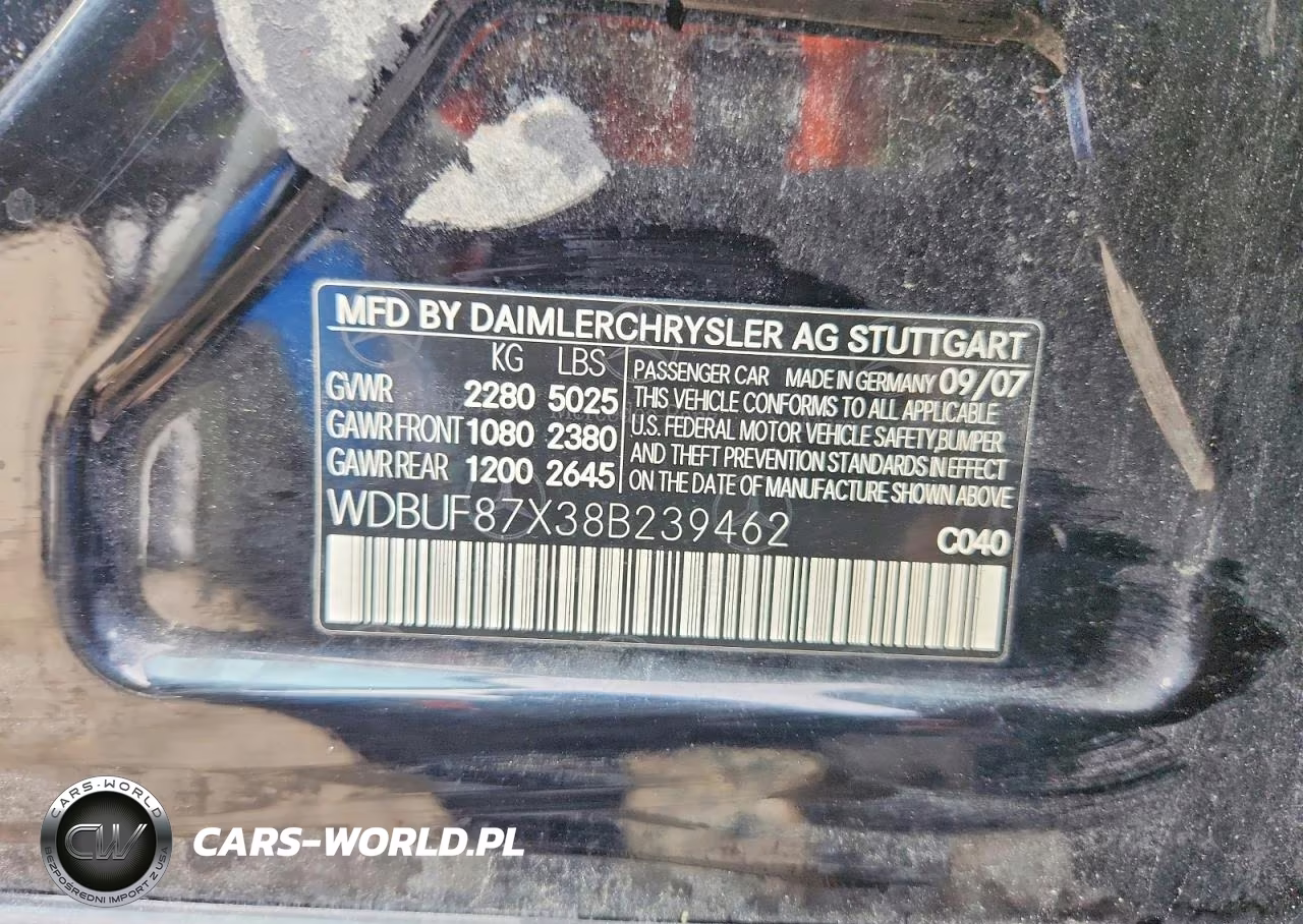 2008 Mercedes-Benz E 350 4Matic VIN:WDBUF87X38B239462 - 12