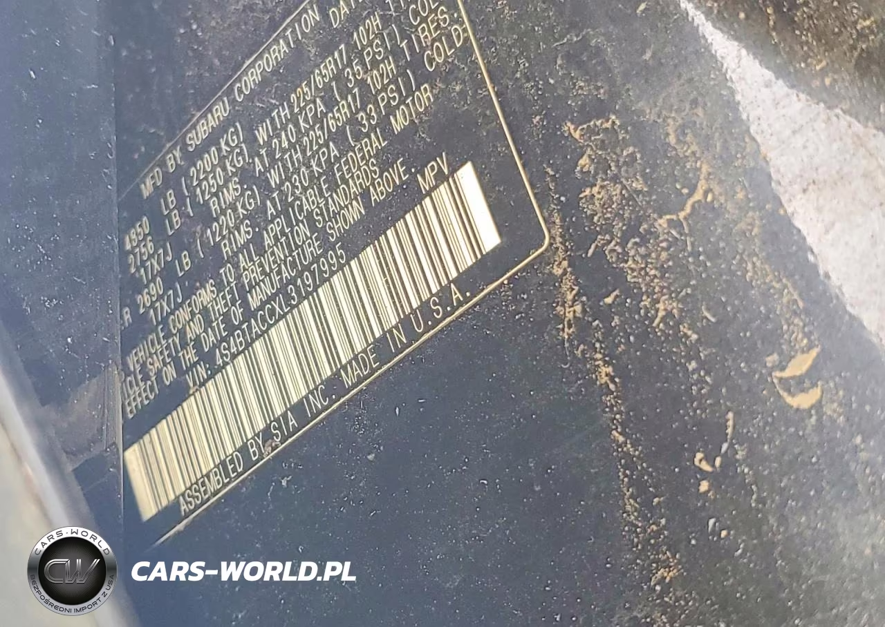 2020 Subaru Outback Premium VIN:4S4BTACCXL3197995 - 13