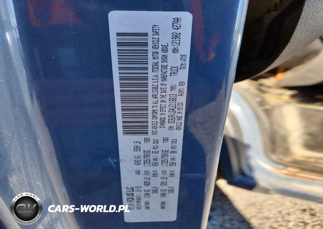 2020 Ram Promaster 3500 3500 High VIN:3C6URVJG4LE116613 - 13