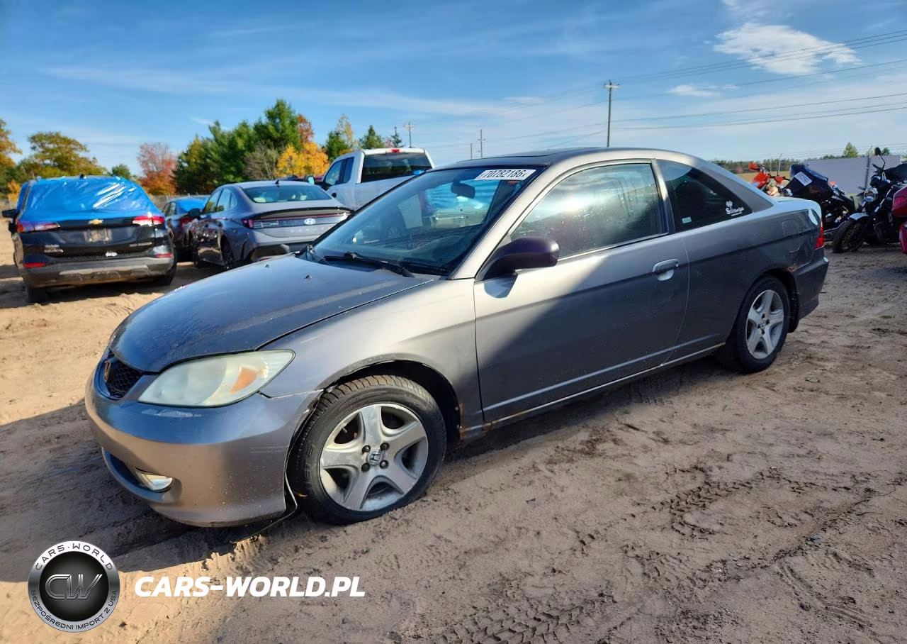 2005 Honda Civic Ex VIN:1HGEM22925L046843 - 1
