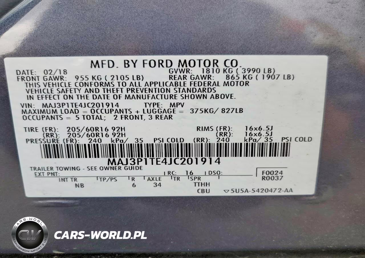 2018 Ford Ecosport Se VIN:MAJ3P1TE4JC201914 - 13