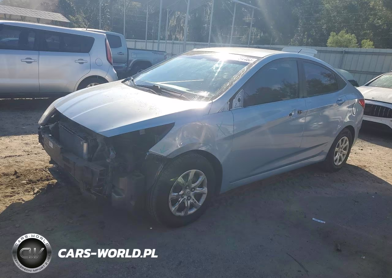 2012 Hyundai Accent Gls VIN:KMHCT4AE3CU189807 - 1