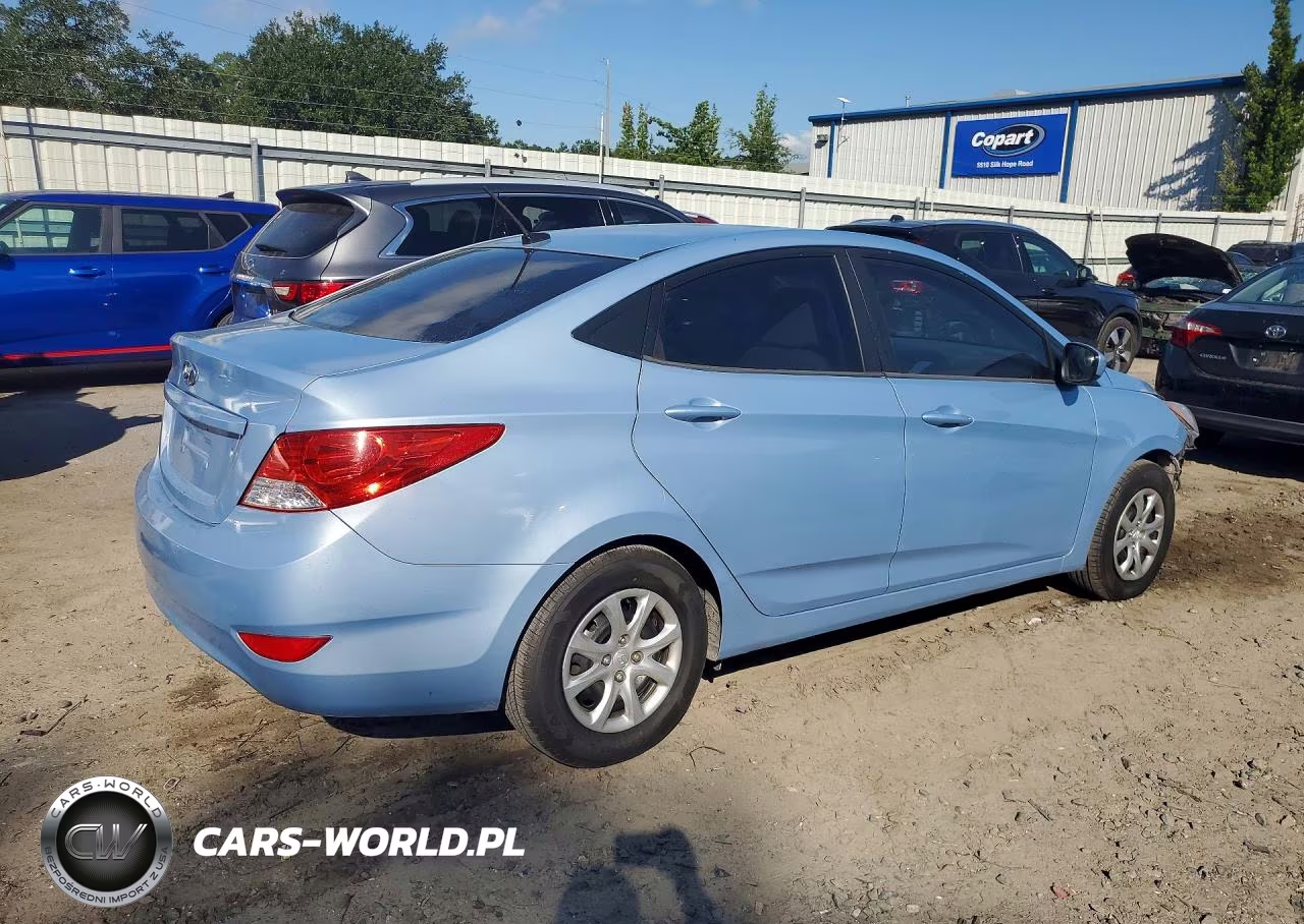 2012 Hyundai Accent Gls VIN:KMHCT4AE3CU189807 - 3