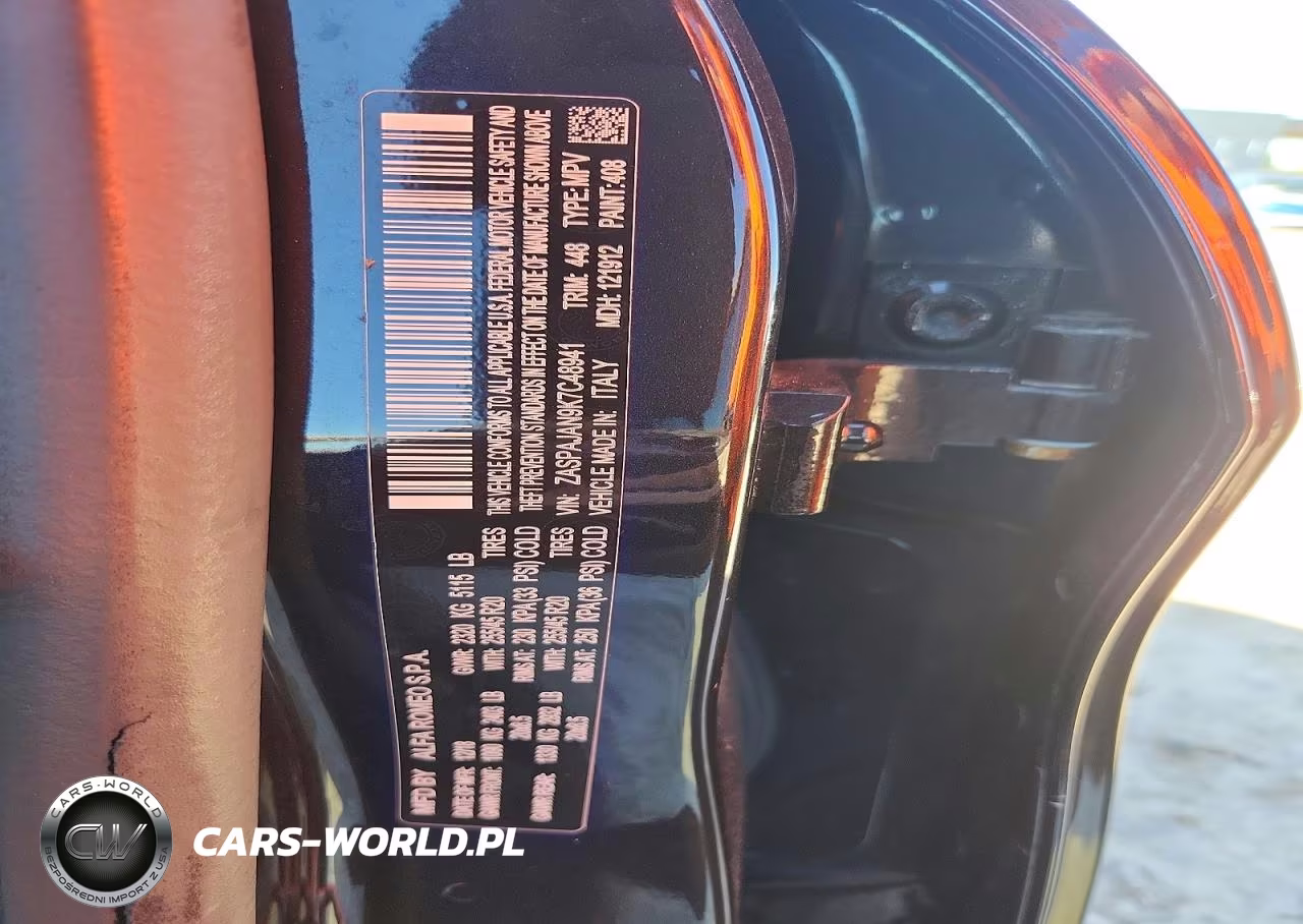 2019 Alfa Romeo Stelvio VIN:ZASPAJAN9K7C48941 - 13